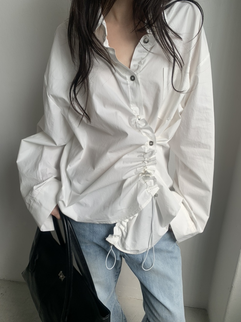 LE AVE韓國代購女裝新品真品時尚推薦休閑人氣襯衫蕾絲衫LE AVE襯衫/蕾絲衫