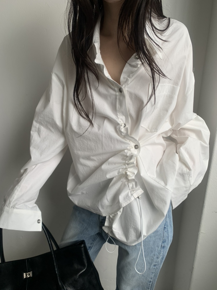 LE AVE韓國代購女裝新品真品時尚推薦休閑人氣襯衫蕾絲衫LE AVE襯衫/蕾絲衫
