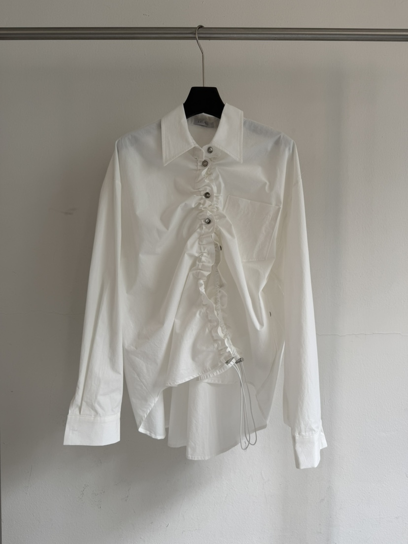 LE AVE韓國代購女裝新品真品時尚推薦休閑人氣襯衫蕾絲衫LE AVE襯衫/蕾絲衫圖色1
