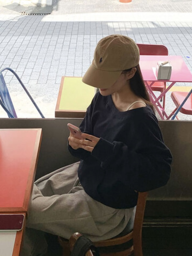 WOOD韓國代購女士新款時尚推薦真品熱賣休閑衛衣不對稱口袋WOOD-2件起衛衣