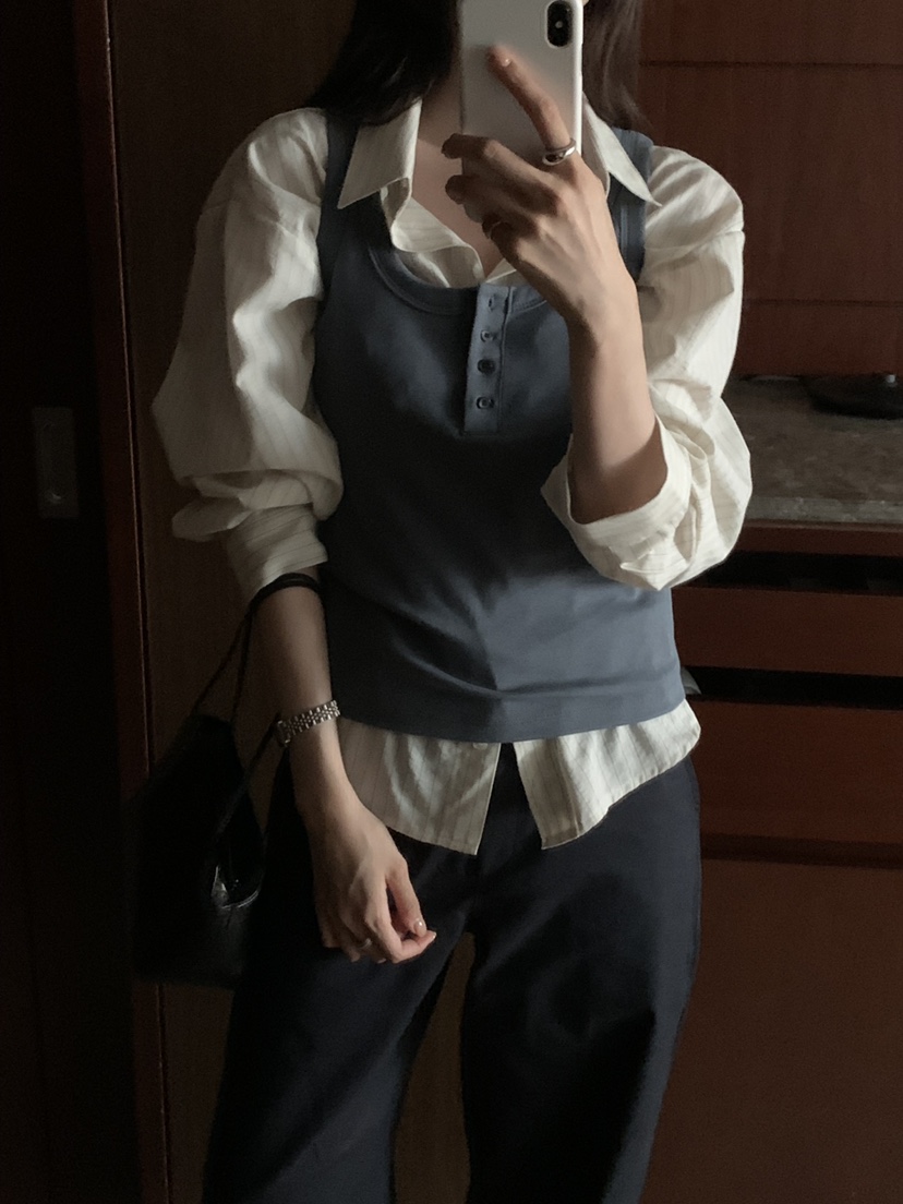 NOTICE東大門實拍女裝新款時尚休閑人氣真品推薦吊帶背心NOTICE吊帶/背心