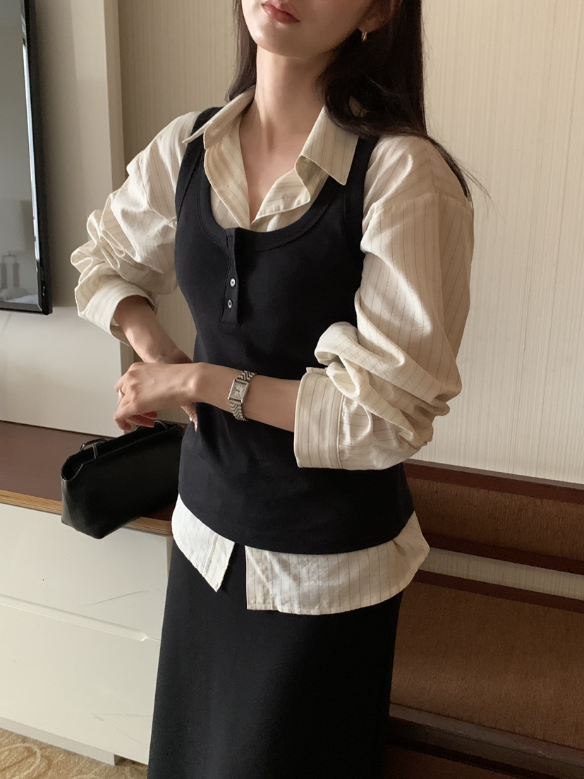 NOTICE東大門實拍女裝新款時尚休閑人氣真品推薦吊帶背心NOTICE吊帶/背心