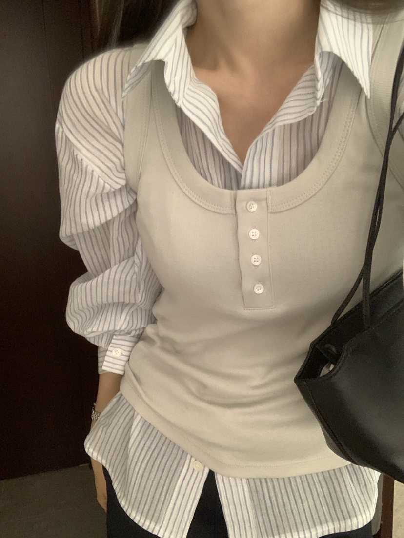 NOTICE東大門實拍女裝新款時尚休閑人氣真品推薦吊帶背心NOTICE吊帶/背心