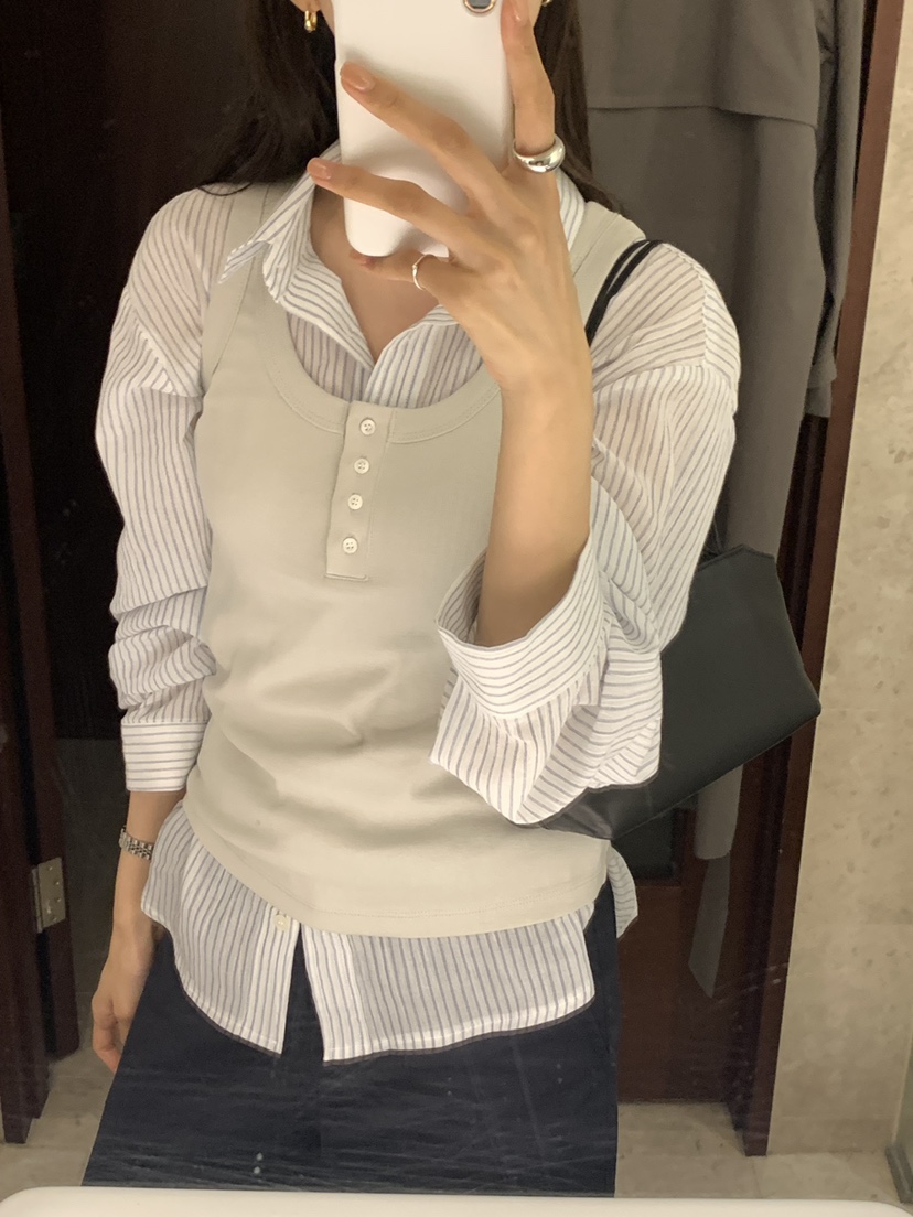 NOTICE東大門實拍女裝新款時尚休閑人氣真品推薦吊帶背心NOTICE吊帶/背心
