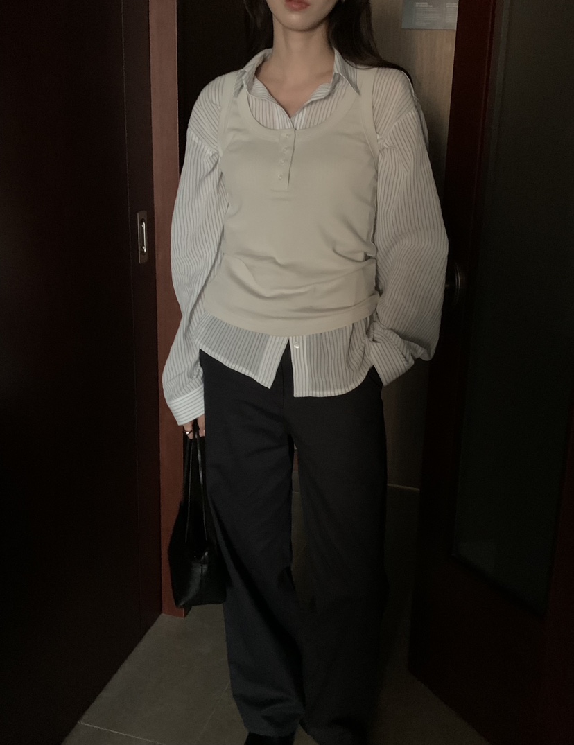 NOTICE東大門實拍女裝新款時尚休閑人氣真品推薦吊帶背心NOTICE吊帶/背心