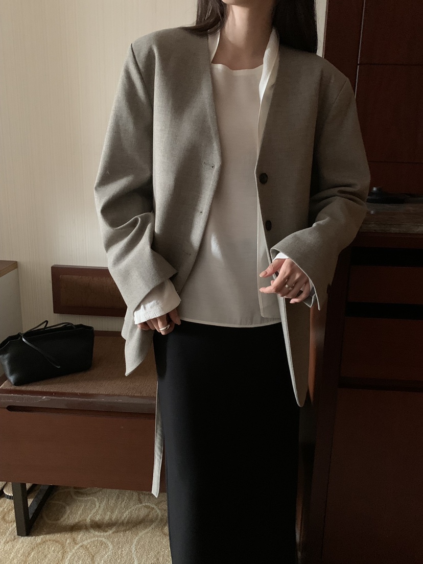 NOTICE東大門代購女裝新款時尚人氣休閑熱賣西裝西服含腰帶NOTICE西裝/西服