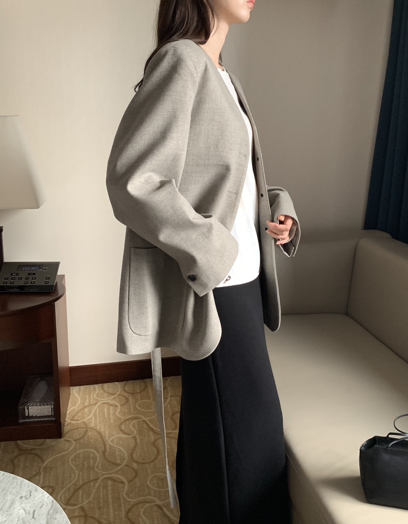 NOTICE東大門代購女裝新款時尚人氣休閑熱賣西裝西服含腰帶NOTICE西裝/西服
