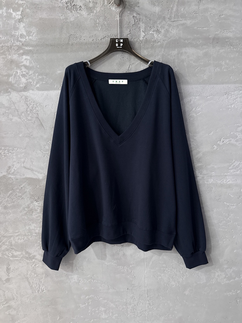 COME OPEN/HAPER東大門代購女裝新品時尚衛衣斜紋棉布V領深VCMOP/COME OPEN-HAPER衛衣圖色3