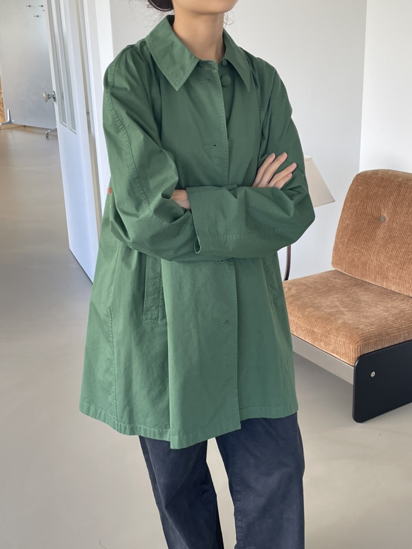 JEONG GAM STUDIOS東大門代購26秋季新品時尚長款風衣棉質JEONG GAM STUDIOS長款風衣