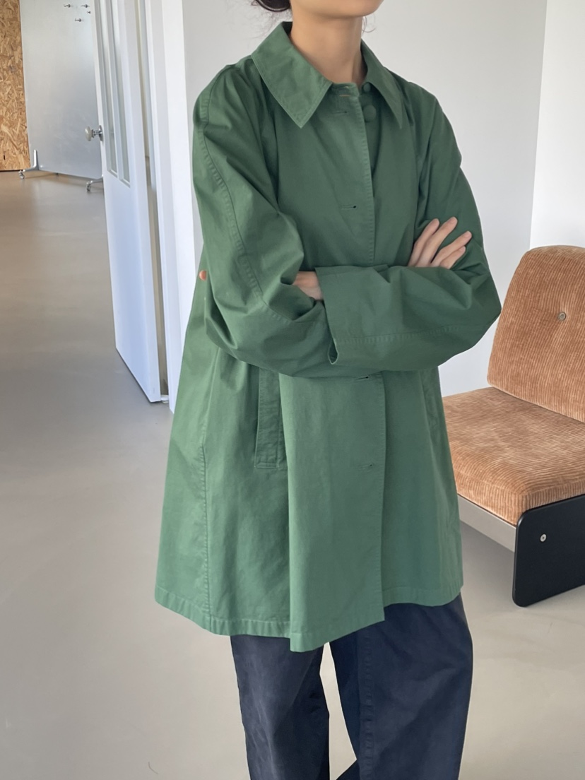 JEONG GAM STUDIOS東大門代購26秋季新品時尚長款風衣棉質JEONG GAM STUDIOS長款風衣