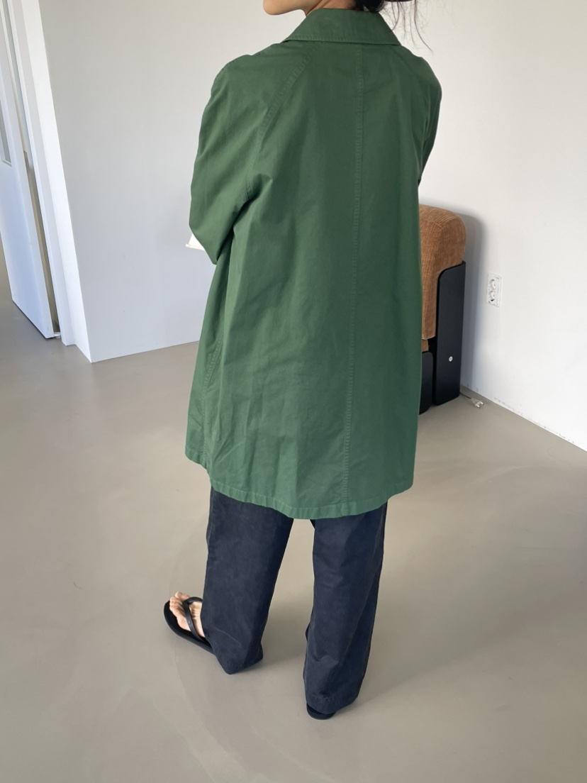 JEONG GAM STUDIOS東大門代購26秋季新品時尚長款風衣棉質JEONG GAM STUDIOS長款風衣