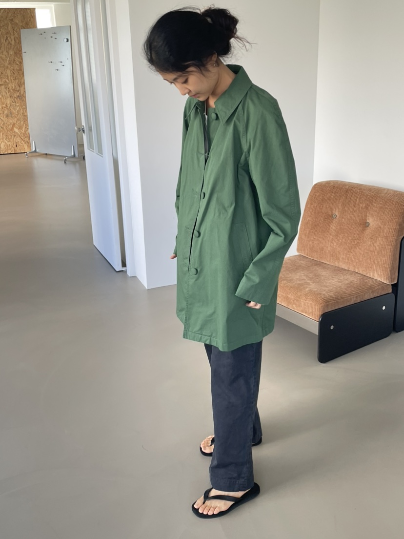 JEONG GAM STUDIOS東大門代購26秋季新品時尚長款風衣棉質JEONG GAM STUDIOS長款風衣