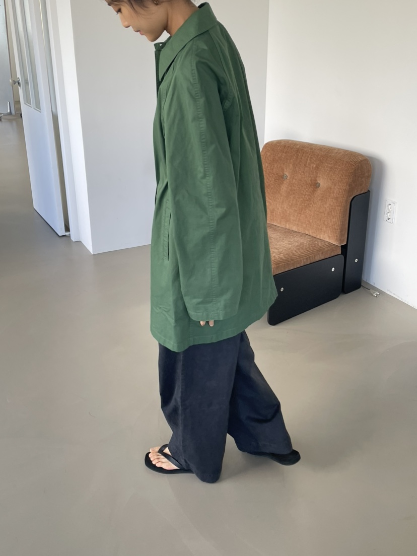 JEONG GAM STUDIOS東大門代購26秋季新品時尚長款風衣棉質JEONG GAM STUDIOS長款風衣