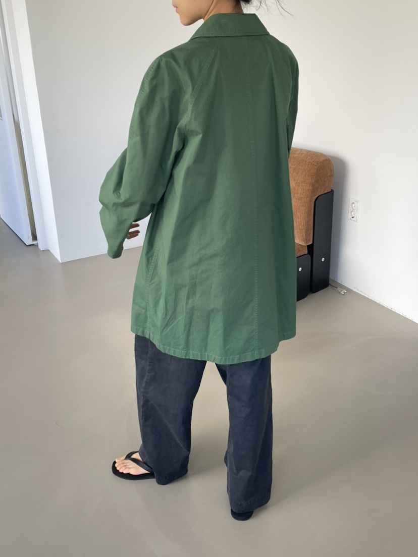 JEONG GAM STUDIOS東大門代購26秋季新品時尚長款風衣棉質JEONG GAM STUDIOS長款風衣