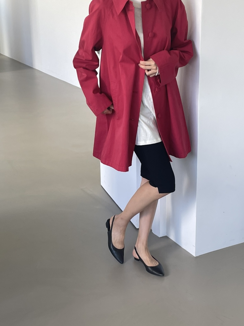 JEONG GAM STUDIOS東大門代購26秋季新品時尚長款風衣棉質JEONG GAM STUDIOS長款風衣