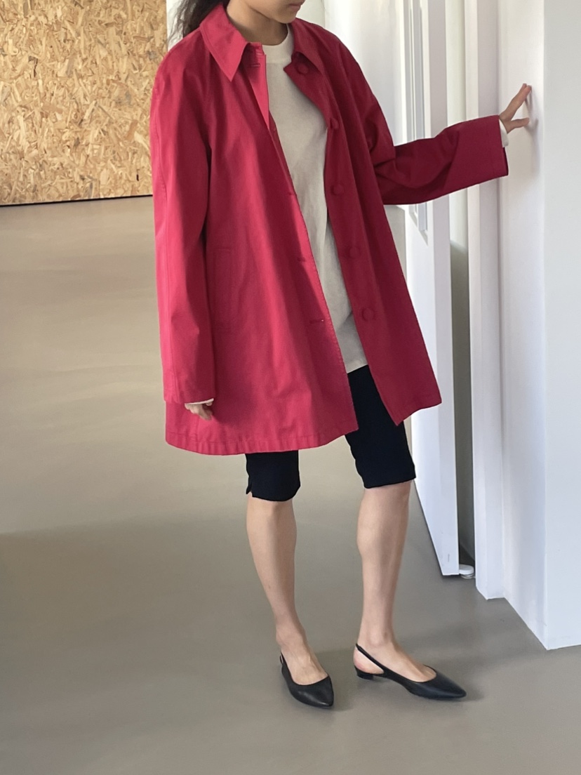 JEONG GAM STUDIOS東大門代購26秋季新品時尚長款風衣棉質JEONG GAM STUDIOS長款風衣