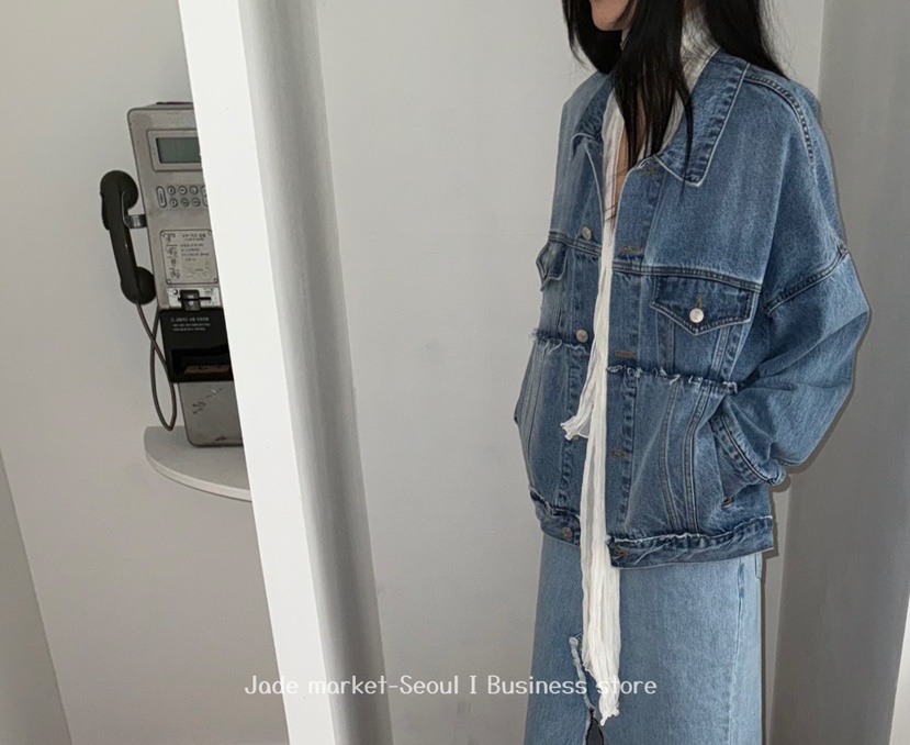 JADEMARKET韓國代購26秋季新款真品人氣時尚休閑熱賣夾克JADE SEOUL_MARKET夾克