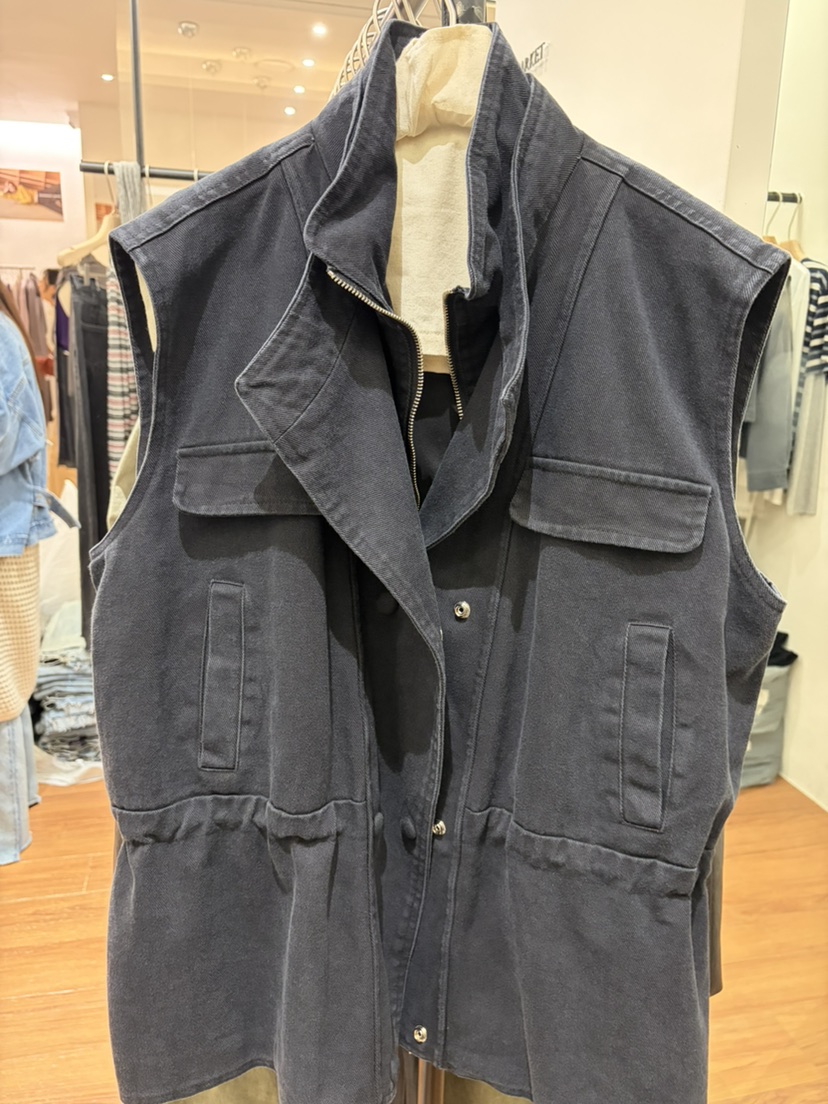 JADEMARKET東大門代購女裝新品熱賣人氣休閑時尚真品馬甲棉JADE SEOUL_MARKET馬甲圖色2