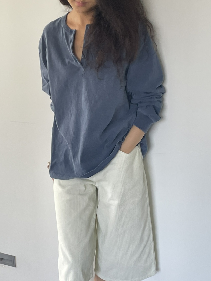 JEONG GAM STUDIOS韓國直郵女裝新品休閑人氣長袖T恤染色JEONG GAM STUDIOS長袖T恤