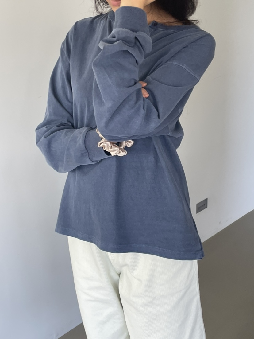 JEONG GAM STUDIOS韓國直郵女裝新品休閑人氣長袖T恤染色JEONG GAM STUDIOS長袖T恤