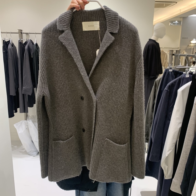 ATMOSPHERE東大門實拍女士新品時尚休閑毛衣羊毛雙層開襟ATMOSPHERE毛衣圖色2