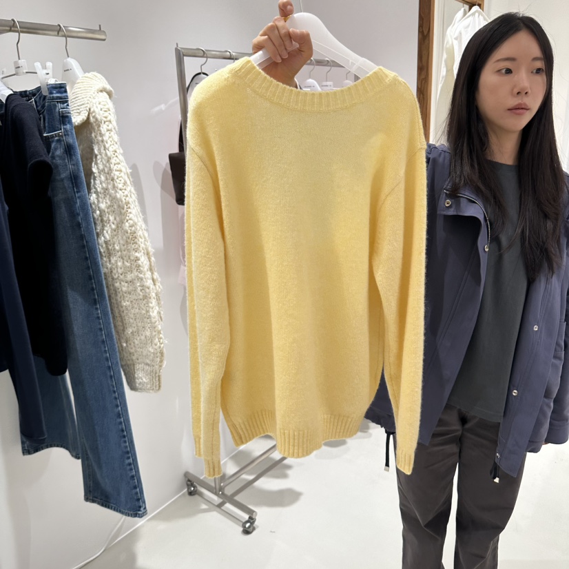 X東大門代購26秋冬新品時尚熱賣真品人氣推薦休閑針織衫ARCHIVEPIECE TAG針織衫