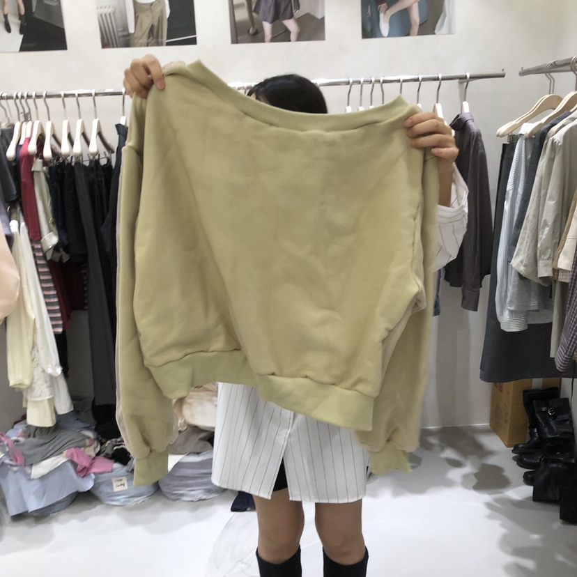 A Flan韓國直郵女裝新品休閑推薦人氣真品熱賣衛衣歐根紗AFN/FLAN EDITION衛衣