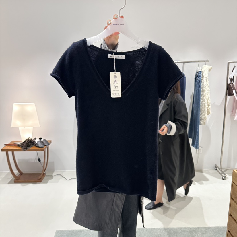 X東大門實拍女裝新品時尚休閑人氣真品推薦熱賣T恤ARCHIVEPIECE TAGT恤圖色4