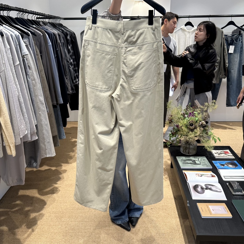 X韓國直郵女士新款真品推薦時尚休閑熱賣人氣休閑褲口袋X休閑褲