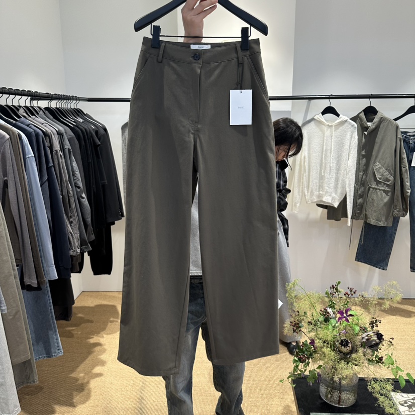 X韓國直郵女士新款真品推薦時尚休閑熱賣人氣休閑褲口袋X休閑褲圖色2