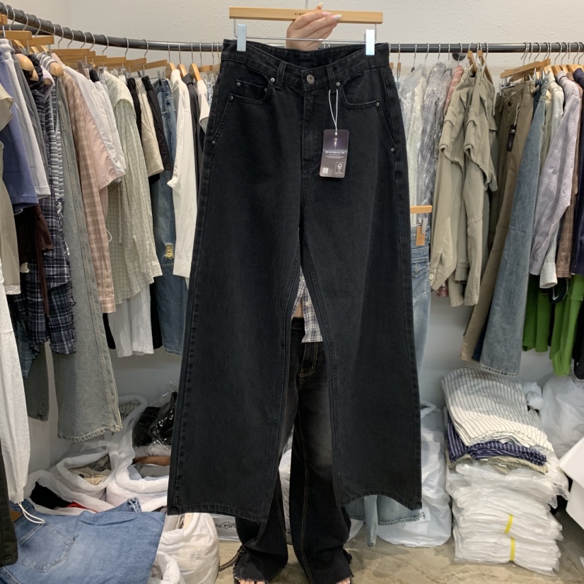 ALMOND PEPE東大門代購女士新款時尚休閑真品推薦牛仔褲ALMOND PEPE牛仔褲圖色2