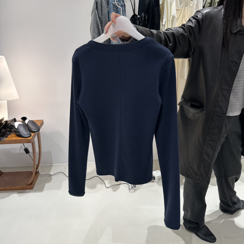 X東大門代購26秋冬新品人氣真品推薦時尚熱賣休閑長袖T恤ARCHIVEPIECE TAG長袖T恤