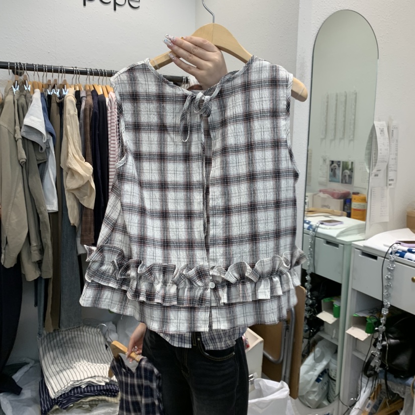 ALMOND PEPE東大門直郵女士新品休閑真品時尚熱賣吊帶背心ALMOND PEPE吊帶/背心
