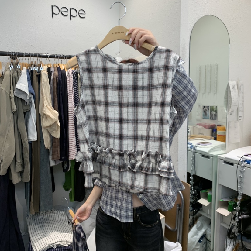 ALMOND PEPE東大門直郵女士新品休閑真品時尚熱賣吊帶背心ALMOND PEPE吊帶/背心圖色1