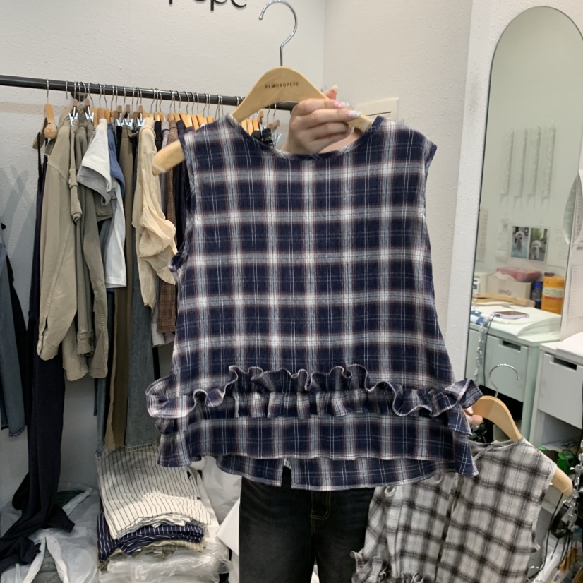 ALMOND PEPE東大門直郵女士新品休閑真品時尚熱賣吊帶背心ALMOND PEPE吊帶/背心圖色2