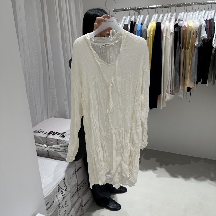 X東大門代購女裝新款人氣熱賣推薦時尚真品休閑連衣裙ARCHIVEPIECE TAG連衣裙圖色1