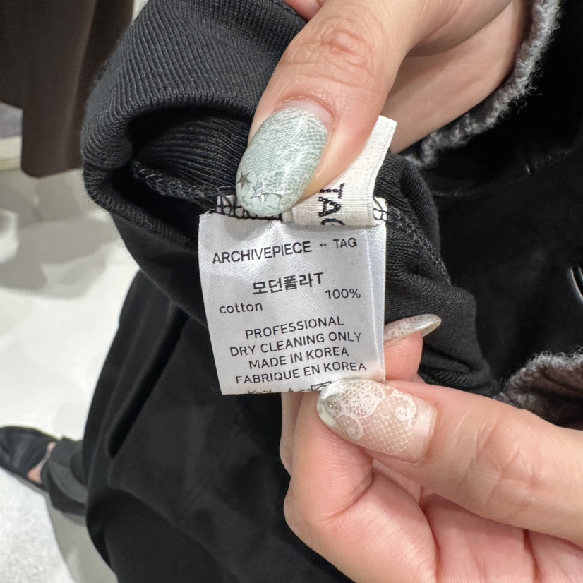 X韓國代購女裝新款時尚人氣推薦休閑熱賣真品T恤ARCHIVEPIECE TAGT恤