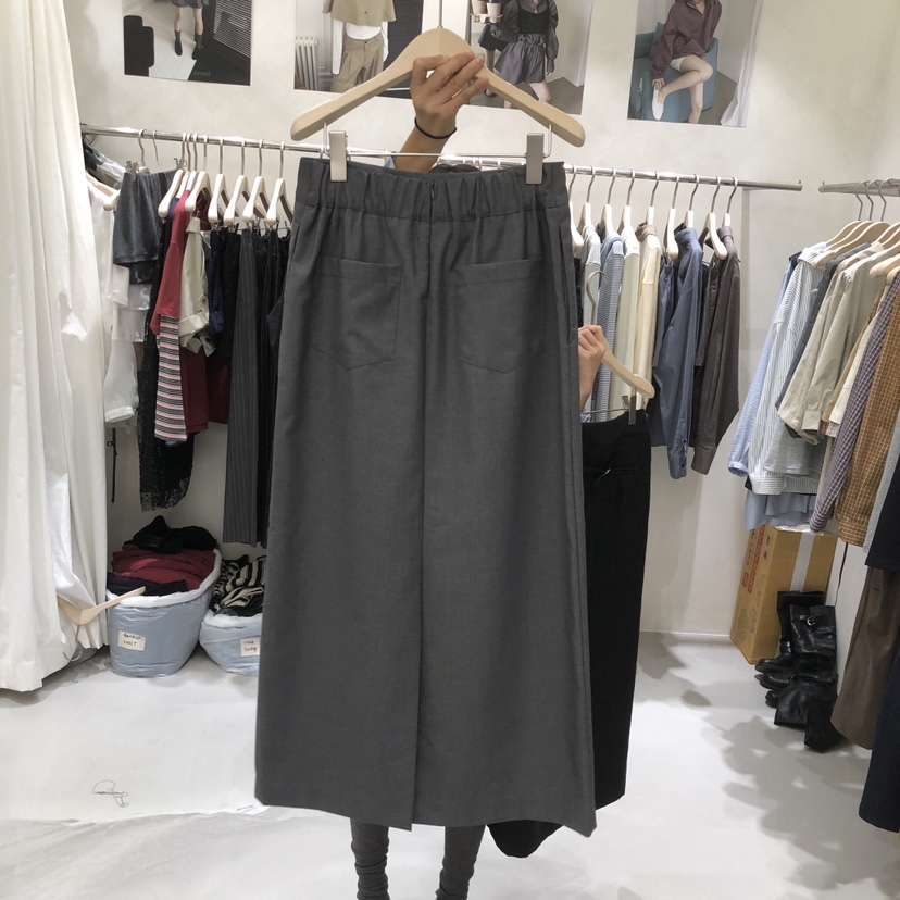 A Flan韓國代購女士新款時尚推薦人氣熱賣真品休閑長裙AFN/FLAN EDITION長裙