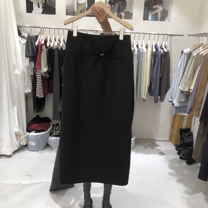 A Flan韓國代購女士新款時尚推薦人氣熱賣真品休閑長裙AFN/FLAN EDITION長裙圖色2