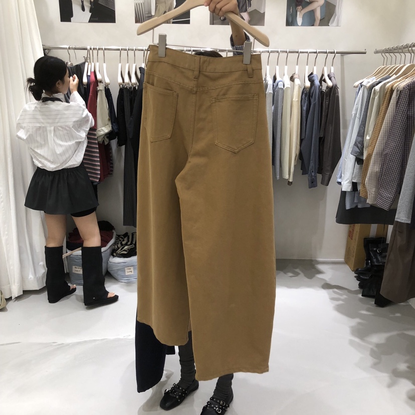 A Flan東大門實拍26秋冬新款熱賣時尚推薦真品人氣休閑褲AFN/FLAN EDITION休閑褲