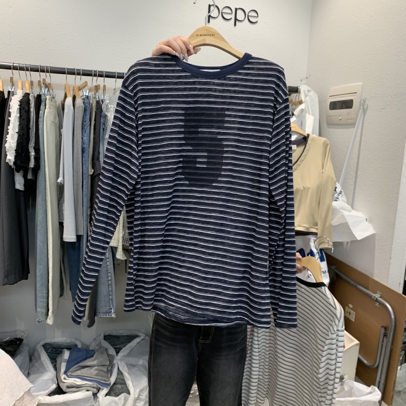 ALMOND PEPE東大門直郵女裝新款人氣真品時尚推薦長袖T恤ALMOND PEPE長袖T恤圖色3