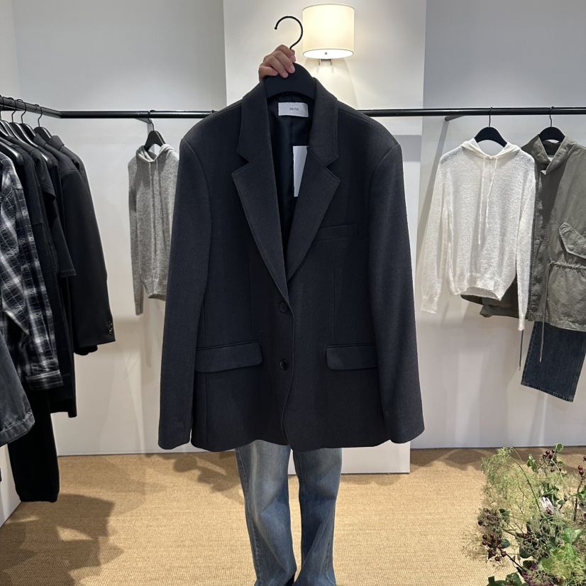 X東大門實拍女士新品真品時尚推薦人氣熱賣休閑夾克羊毛X夾克圖色1灰色