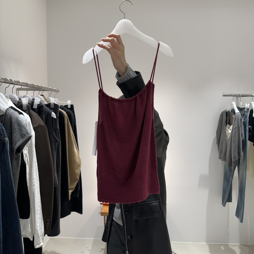 X韓國代購女士新品熱賣推薦時尚休閑真品人氣吊帶背心ARCHIVEPIECE TAG吊帶/背心