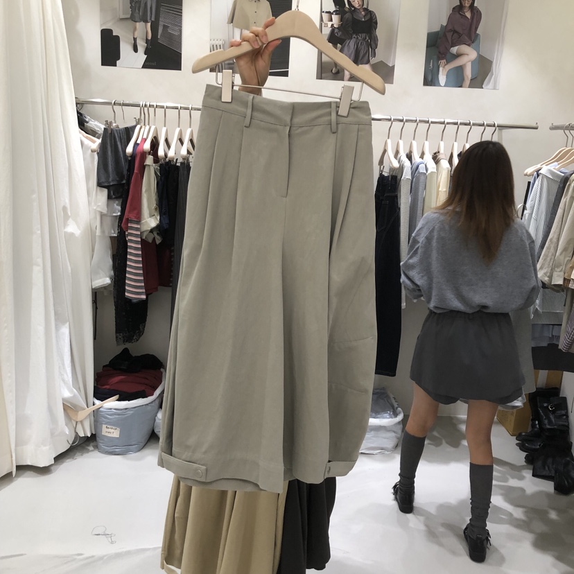 A Flan東大門實拍女士新品人氣休閑真品推薦熱賣時尚休閑褲AFN/FLAN EDITION休閑褲圖色3