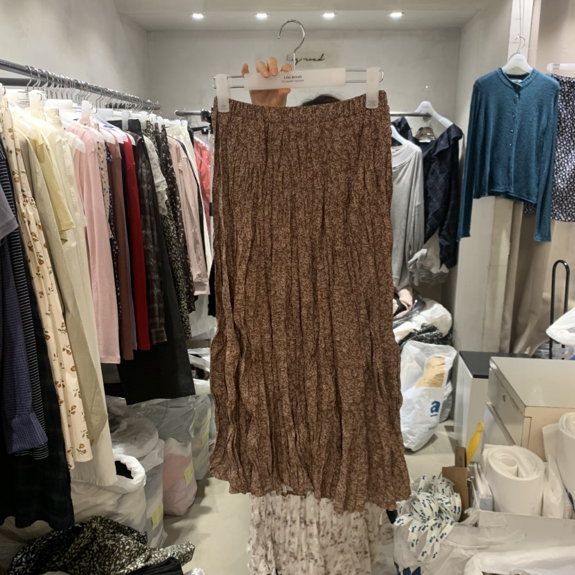 LOGROAD韓國代購女裝新品推薦熱賣休閑人氣真品時尚長裙LOG ROAD長裙圖色1