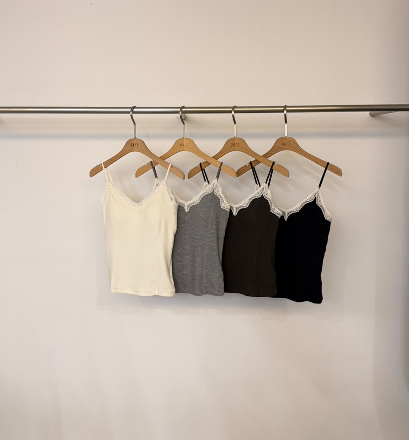 TWENTY FOUR SEVEN24-7東大門實拍女裝新品人氣吊帶背心無袖TEWNTY FOUR SEVEN24-7吊帶/背心