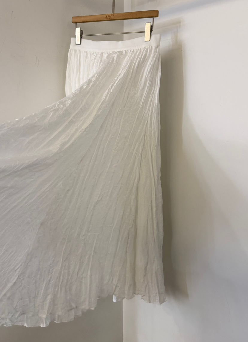 TWENTY FOUR SEVEN24-7韓國代購26秋冬新品真品長裙褶皺TEWNTY FOUR SEVEN24-7長裙