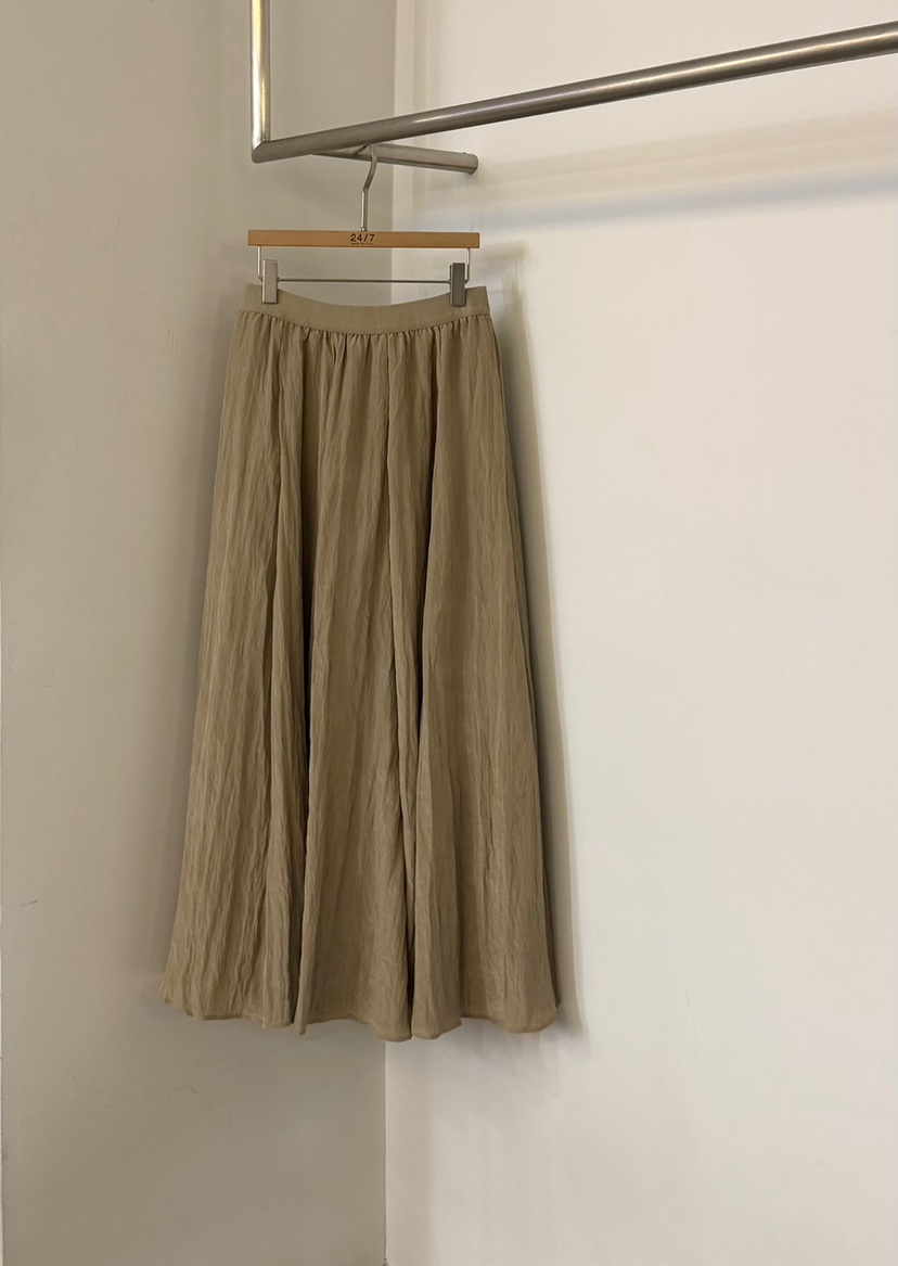 TWENTY FOUR SEVEN24-7韓國代購26秋冬新品真品長裙褶皺TEWNTY FOUR SEVEN24-7長裙圖色2