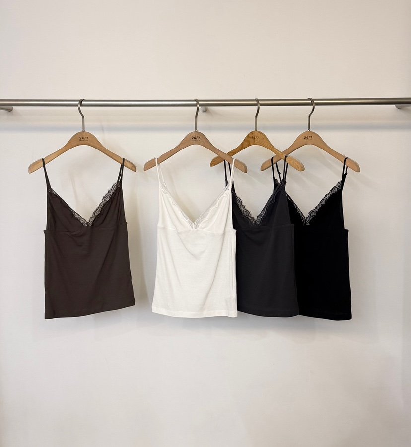 TWENTY FOUR SEVEN24-7東大門代購女裝新款真品吊帶背心蕾絲無袖TEWNTY FOUR SEVEN24-7吊帶/背心