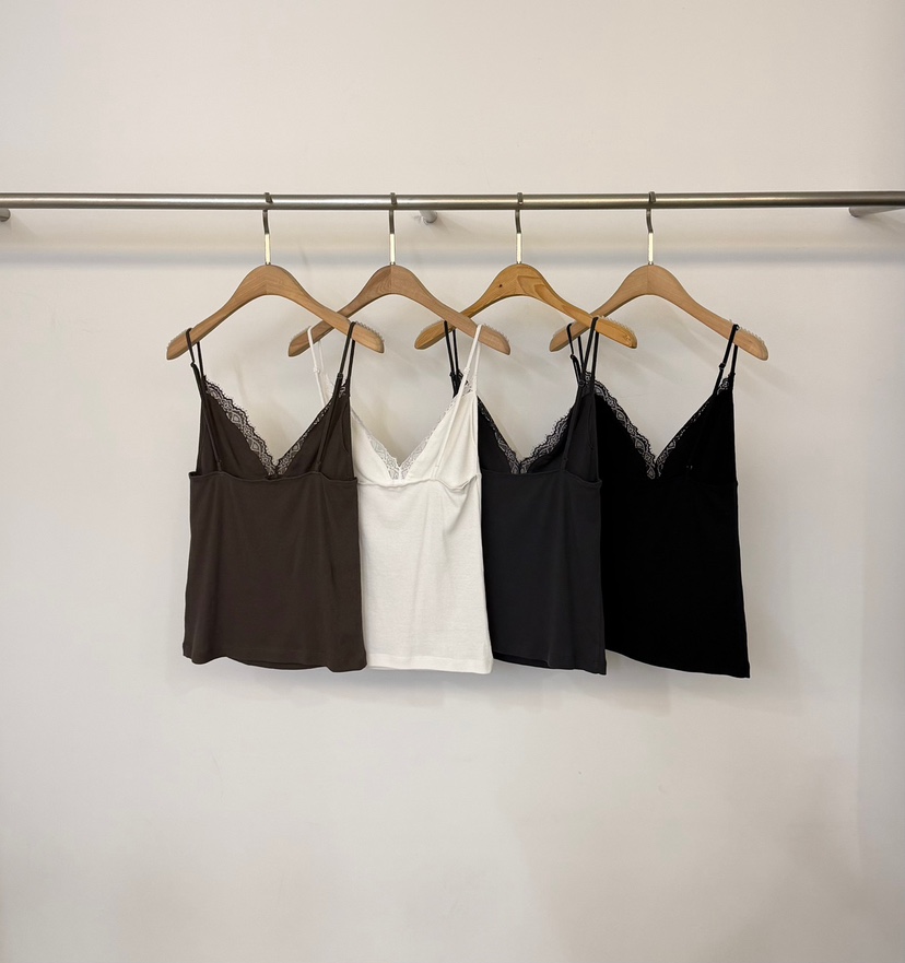 TWENTY FOUR SEVEN24-7東大門代購女裝新款真品吊帶背心蕾絲無袖TEWNTY FOUR SEVEN24-7吊帶/背心